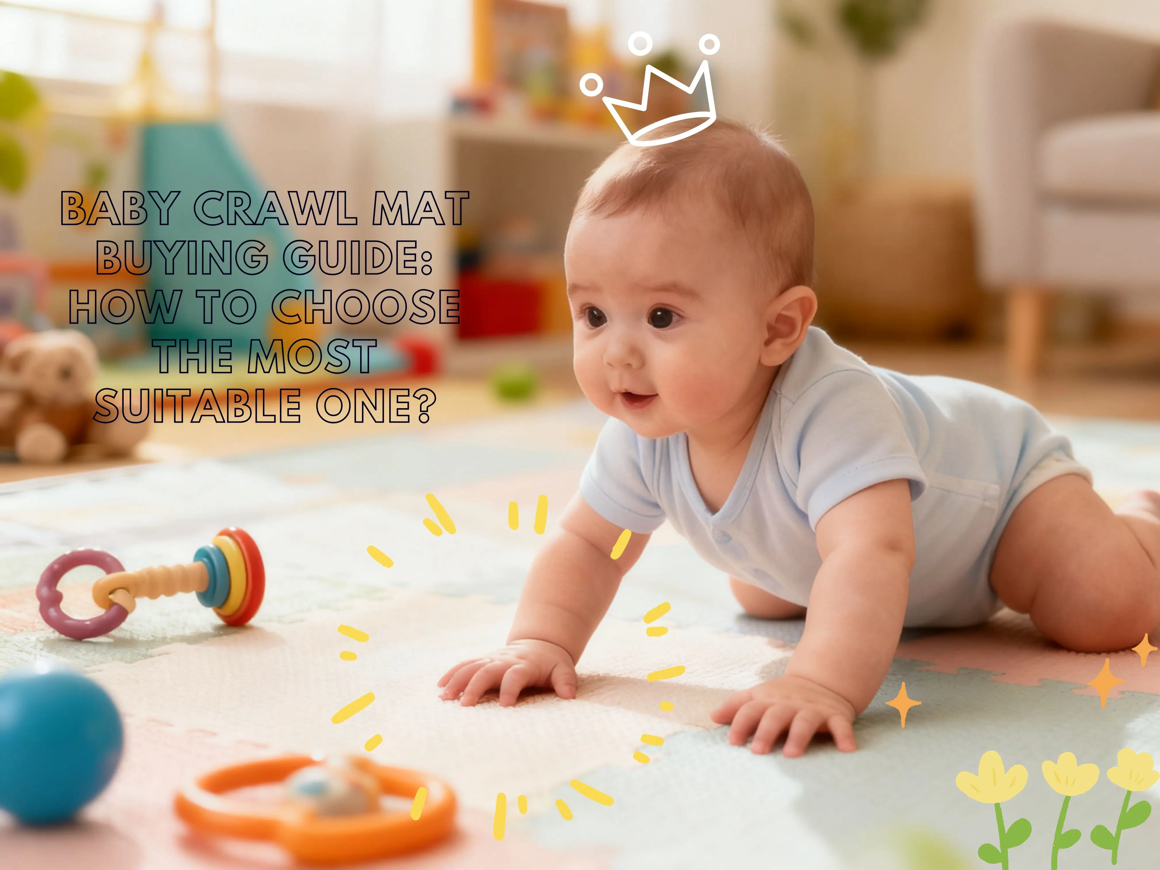 Baby Crawl Mat Buying Guide: How to Choose the Most Suitable One?