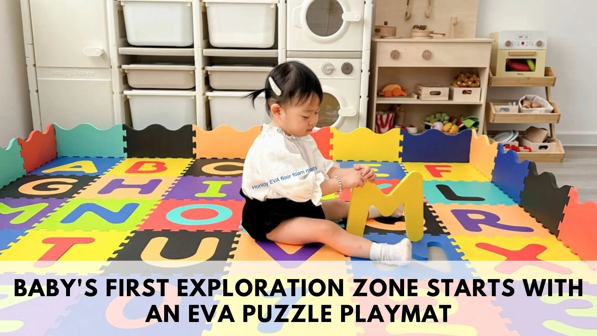 Baby's First Exploration Zone Starts with an EVA Puzzle Playmat
