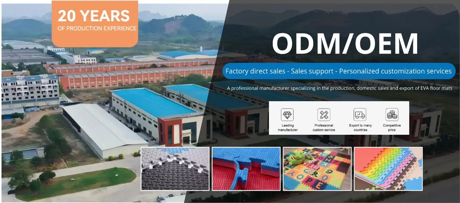 Hong Kong Client On-site Factory Visit to Explore New Opportunities for EVA Floor Mat Collaboration