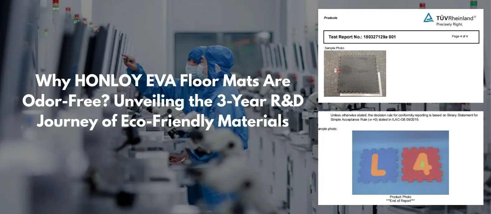 Why HONLOY EVA Floor Mats Are Odor-Free? Unveiling the 3-Year R&D Journey of Eco-Friendly Materials