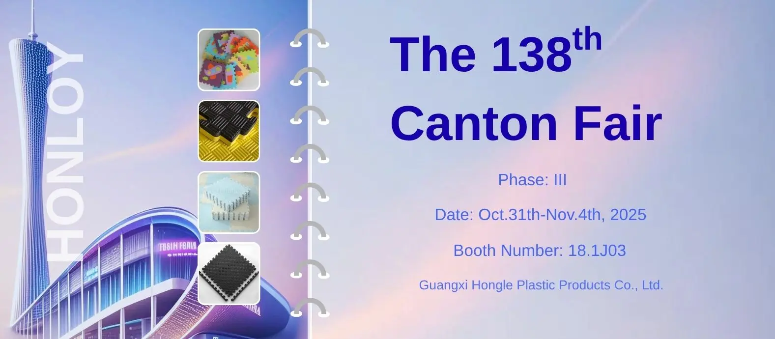 Focus on the 138th Canton Fair: Eco-friendly EVA Floor Mats, Defining a Safer and More Comfortable Experience