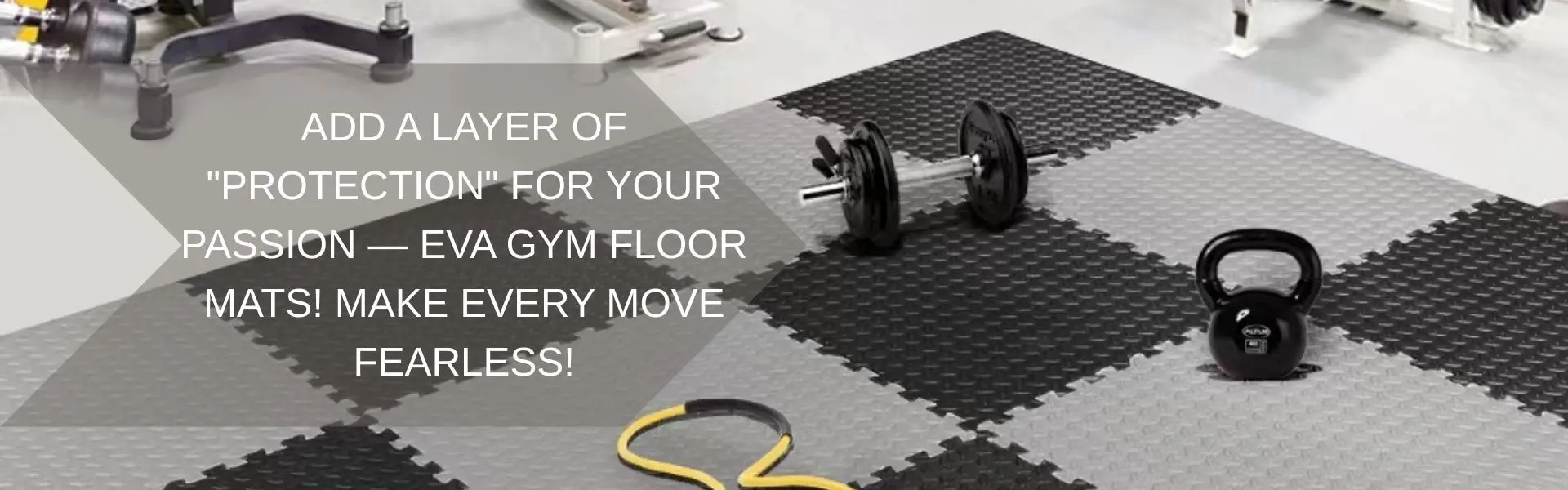 Add a Layer of "Protection" for Your Passion — EVA Gym Floor Mats! Make Every Move Fearless!